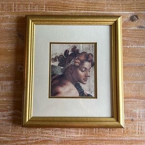 Gold Framed Greek Goddess Art